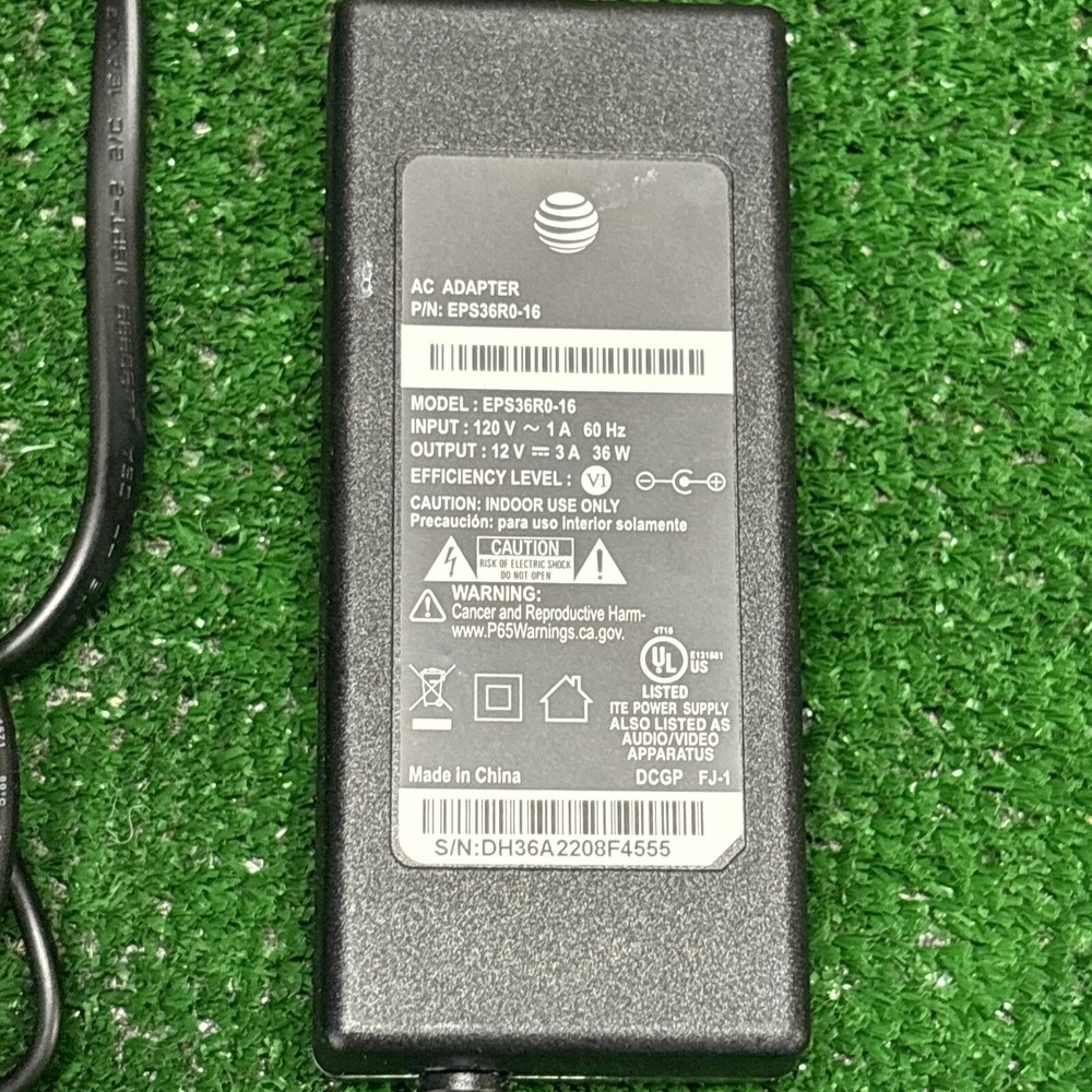 ATT AC Adapter Model EPS36R0-16,12V 3A,36 W‎ - Picture 2 of 7